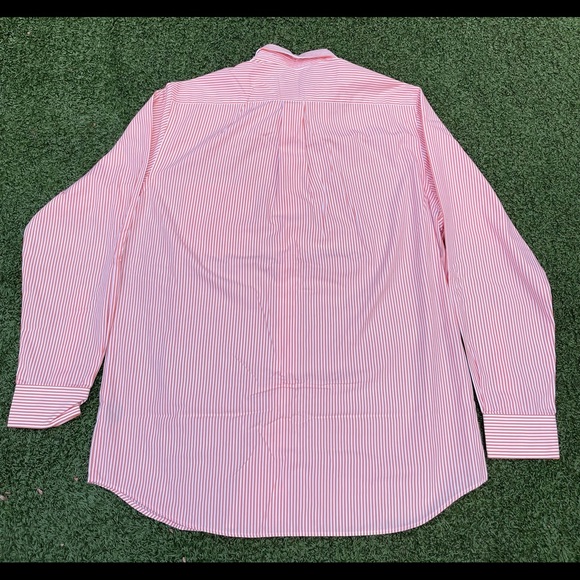 Orange Striped Button Down. - Picture 3 of 3